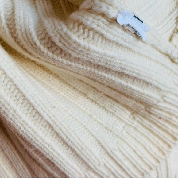 J Crew Cream Pom Pom Wool Sweater - Picture 5 of 5